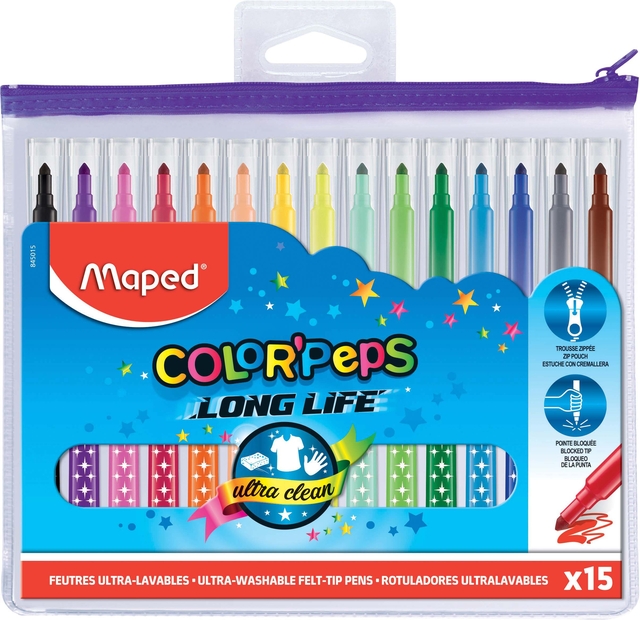 VILTSTIFT MAPED COLORPEPS LONG LIFE SET