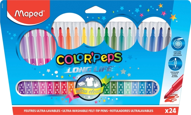 VILTSTIFT MAPED COLORPEPS LONG LIFE SET