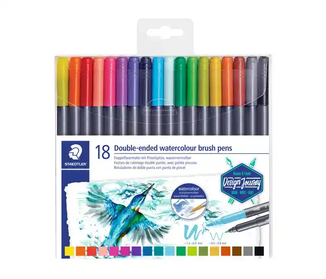 BRUSHPEN STAEDTLER 3001 MARSGR DUO