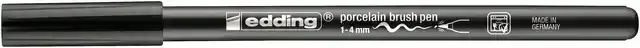 BRUSHPEN EDDING 4200 PORSELEIN ZWART