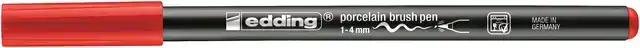 BRUSHPEN EDDING 4200 PORSELEIN ROOD
