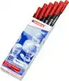 BRUSHPEN EDDING 4200 PORSELEIN ROOD