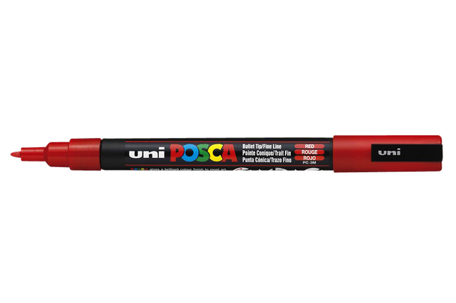 VERFSTIFT POSCA PC3M F ROOD