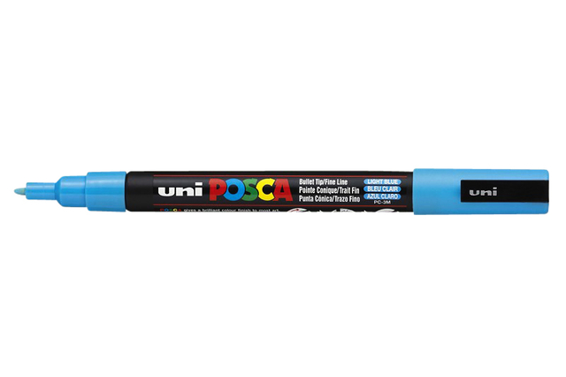 VERFSTIFT POSCA PC3M F LICHTBLAUW