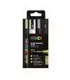PAINTMARKER UNI POSCA PC5M M 4ST