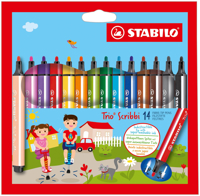 VILTSTIFT STABILO TRIO SCRIBBI 368/14