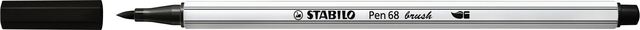 BRUSHSTIFT STABILO PEN 68/46 ZWART