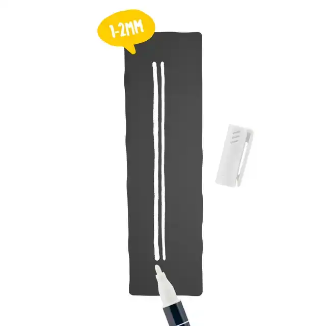 KRIJTSTIFT SECURIT SMA-100 ROND WIT CHALKMARKERS/WINDOW STENCILS