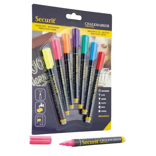 KRIJTSTIFT SECURIT SMA-100 ROND ASS