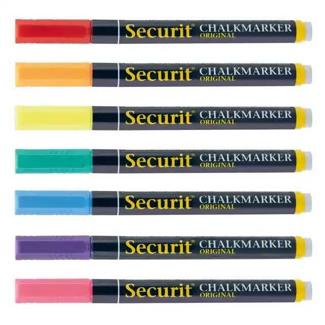 KRIJTSTIFT SECURIT SMA-100 ROND ASS