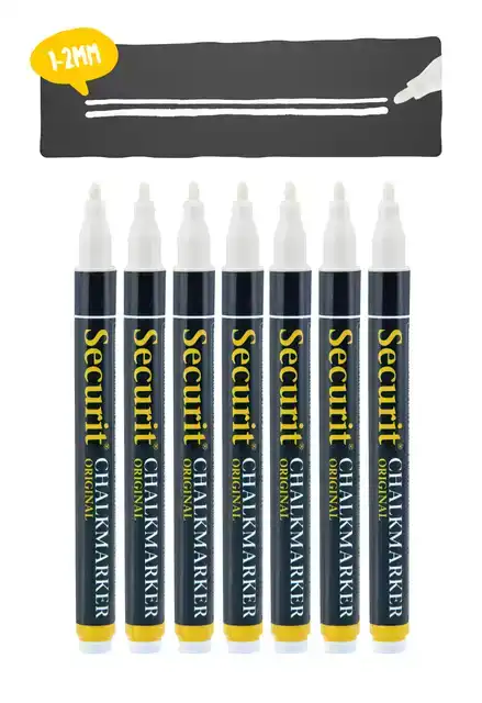 KRIJTSTIFT SECURIT SMA-100 ROND 1-2MM