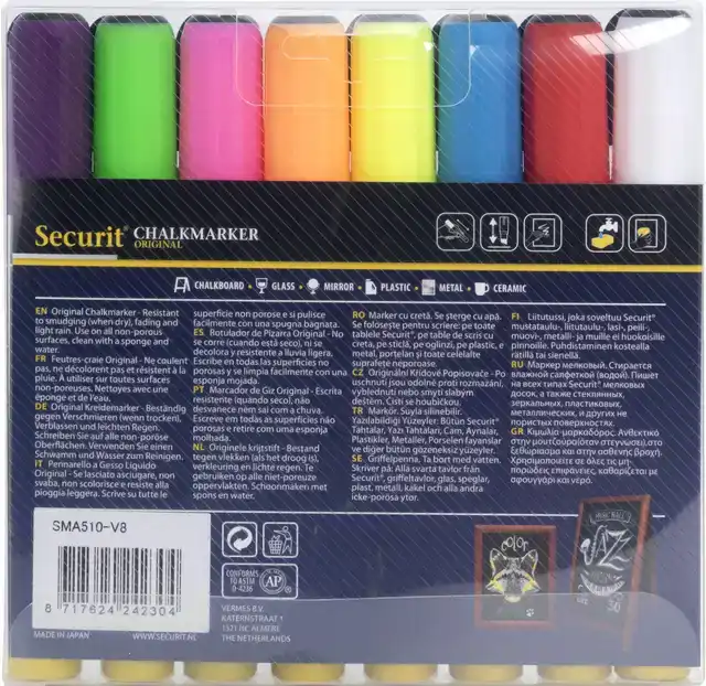 KRIJTSTIFT SECURIT SMA-510 SCHUIN 2-6MM