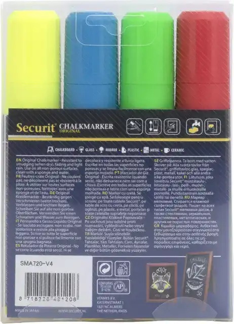 KRIJTSTIFT SECURIT SMA-720 BLOKPUNT