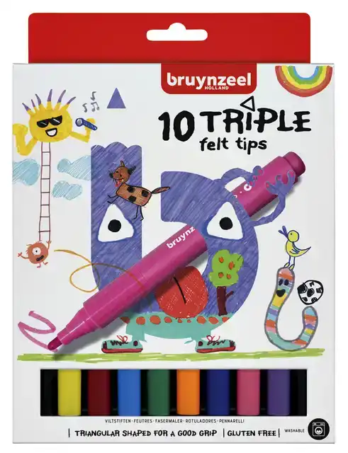 VILTSTIFT BRUYNZEEL KIDS TRIPLE 10
