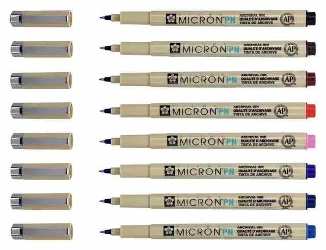 FINELINER SAKURA PIGMA MICRON 0.4MM ASS