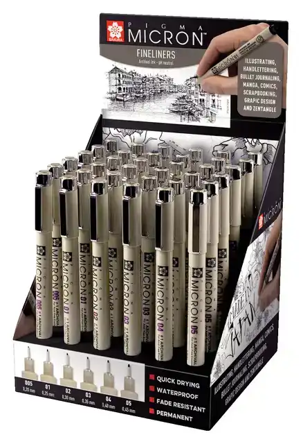 FINELINER SAKURA PIGMA MICRON 01 0.25MM