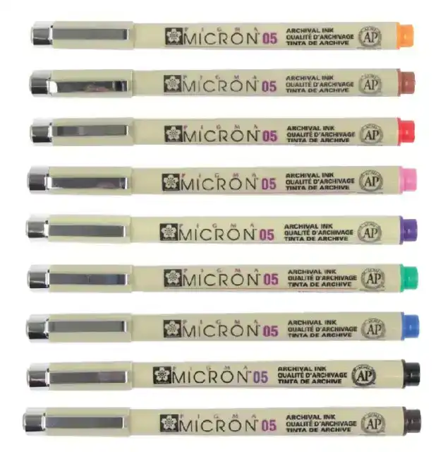 FINELINER SAKURA PIGMA MICRON ASS KLEUR