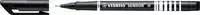 FINELINER STABILO SENSOR 187/46 M ZWART
