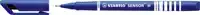 FINELINER STABILO SENSOR 187/41 M BLAUW