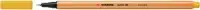 FINELINER STABILO POINT 88/44 F GEEL