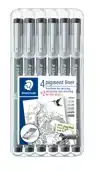 FINELINER STAEDTLER PIGMENT 308 ASS