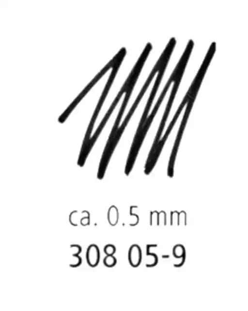 FINELINER STAEDTLER PIGMENT 308 0.5MM
