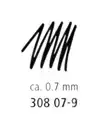 FINELINER STAEDTLER PIGMENT 308 0.7MM