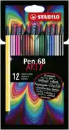 VILTSTIFT STABILO PEN 68/12 ARTY M ASS