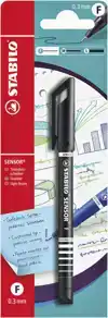 FINELINER STABILO SENSOR 10198 F ZWART
