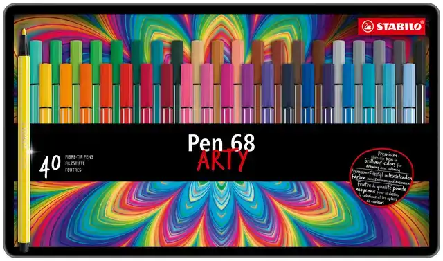 VILTSTIFT STABILO PEN 68/40 ARTY M ASS