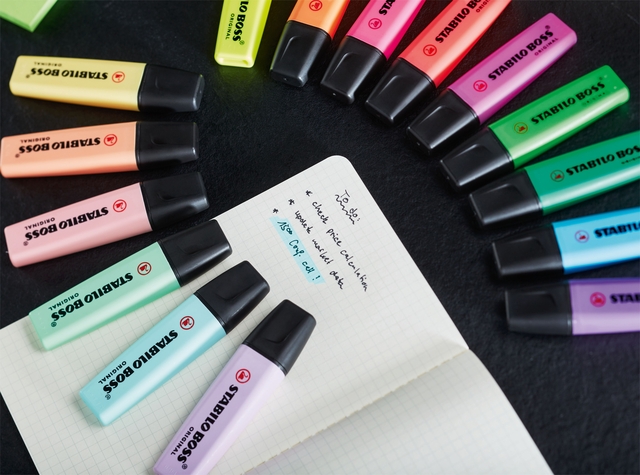 MARKEERSTIFT STABILO BOSS 70/6 6ST