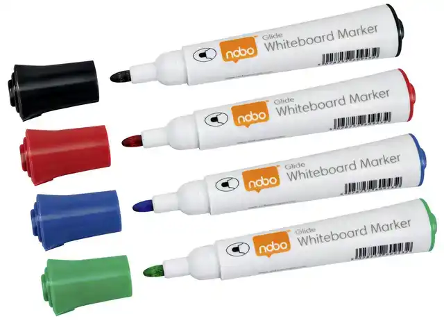 WHITEBOARDMARKER NOBO GLIDE ROND 3MM