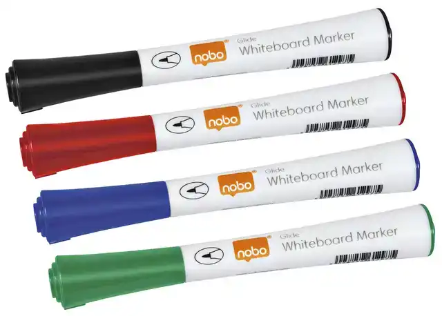 WHITEBOARDMARKER NOBO GLIDE ROND 1MM
