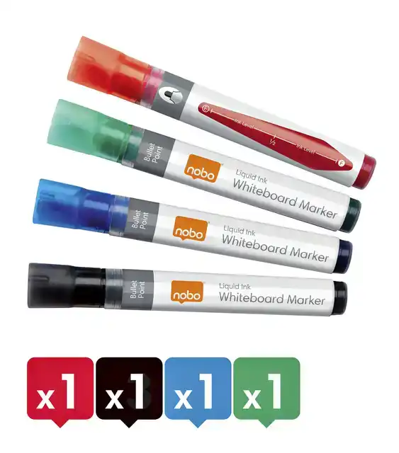 WHITEBOARDMARKER NOBO LIQUID ROND 3MM