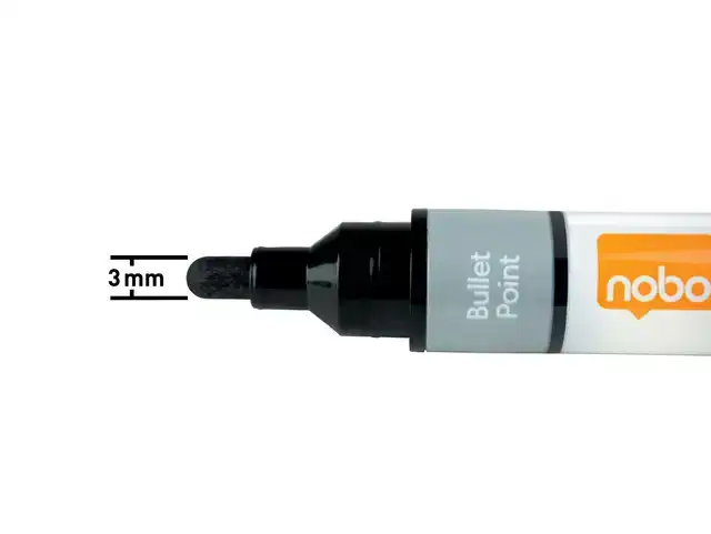 WHITEBOARDMARKER NOBO LIQUID ROND 3MM
