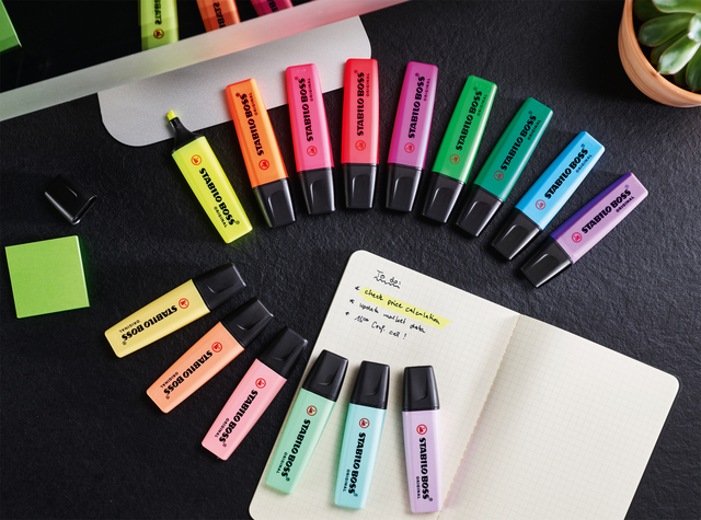 MARKEERSTIFT STABILO BOSS 70/144 PASTEL