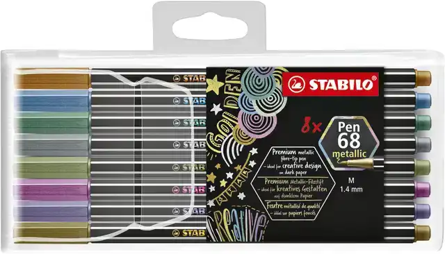 VILTSTIFT STABILO PEN 68/8 M METALLIC