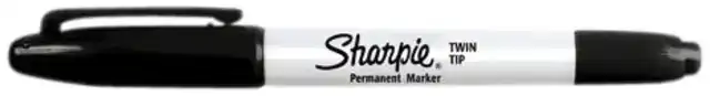 VILTSTIFT SHARPIE TWIN TIP UF EN F 2ST