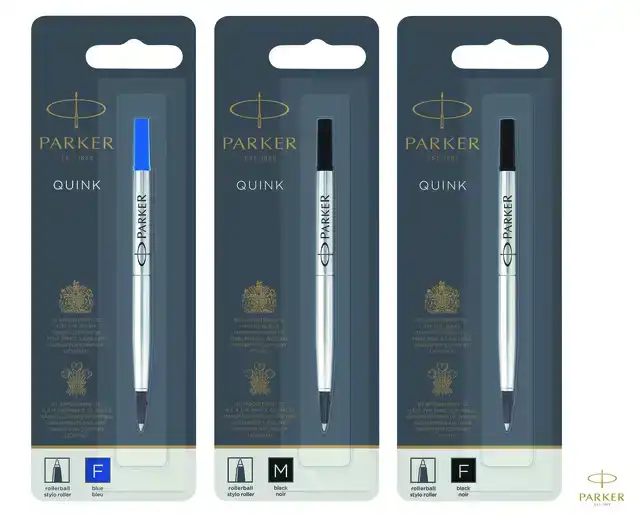 ROLLERPENVULLING PARKER QUINK M BLISTER
