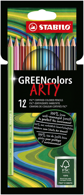 KLEURPOTLOOD STABILO 6019 GREENCOLORS