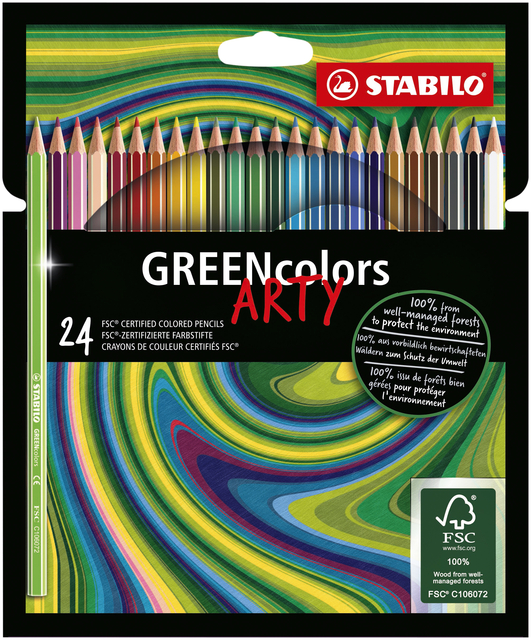 KLEURPOTLOOD STABILO 6019 GREENCOLORS