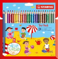KLEURPOTLOOD STABILO 203 TRIO DIK 24ST
