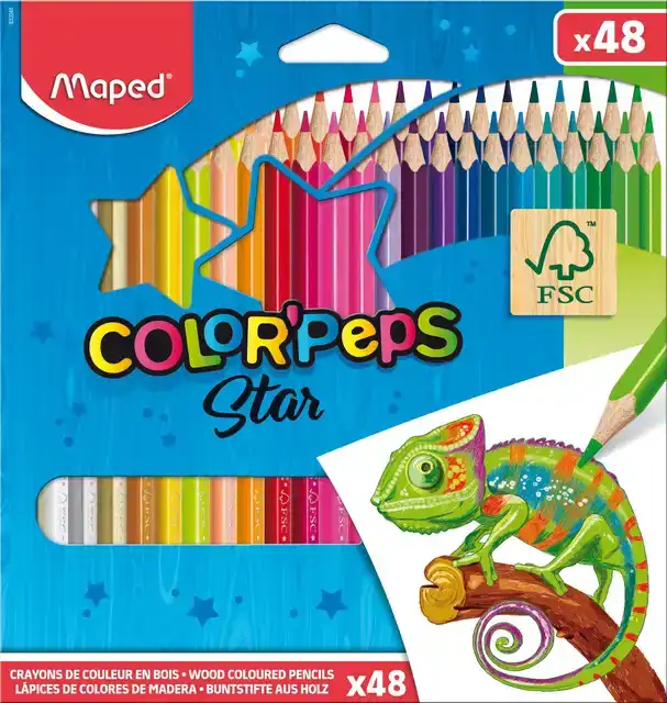 KLEURPOTLOOD MAPED COLORPEPS STAR 48