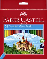 KLEURPOTLOOD FABER-CASTELL 24ST ASSORTI