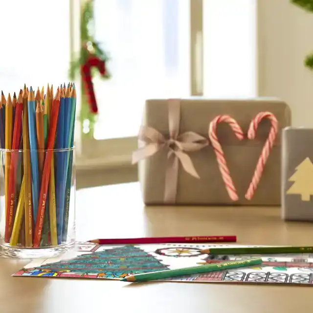 KLEURPOTLOOD FABER-CASTELL 24ST ASSORTI