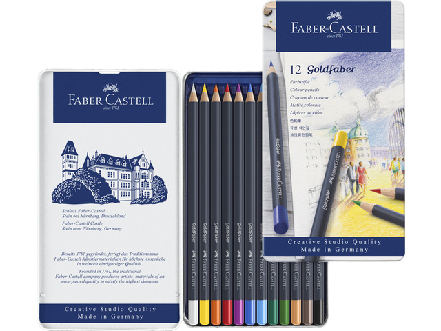 KLEURPOTLOOD FABER-CASTELL GF 12ST
