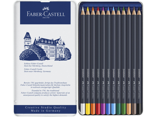 KLEURPOTLOOD FABER-CASTELL GF 12ST