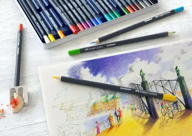 KLEURPOTLOOD FABER-CASTELL GF 12ST
