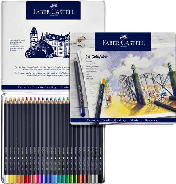 KLEURPOTLOOD FABER-CASTELL GF 24ST