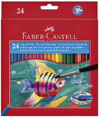 KLEURPOTLOOD FABER-CASTELL AQUAREL 24ST
